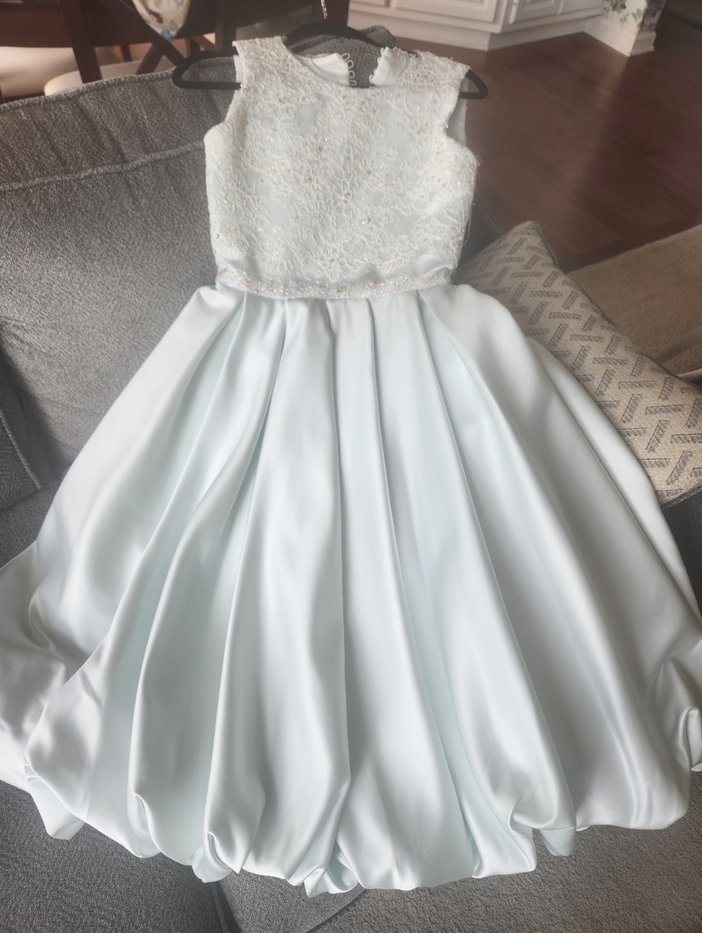 NWT Mint Green Joan‎ Calabrese Girl's Dress Sz 12
